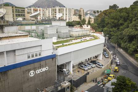 Fachada dos novos estúdios do jornalismo da Globo no Rio de Janeiro - Foto: Sergio Zalis/Rede Globo/Divulgação