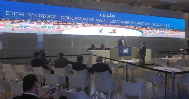 Leilão de blocos de saneamento do estado de Alagoas - Ministério da Economia e Ministério do Desenvolvimento Regional