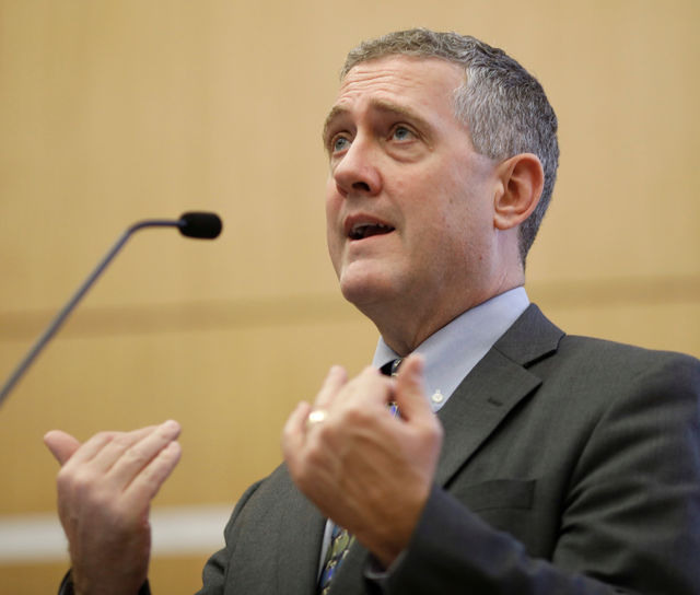 O presidente do Fed de St. Louis, James Bullard. 08/10/2018. REUTERS/Edgar Su O presidente do Fed de St. Louis, James Bullard. 08/10/2018. REUTERS/Edgar Su