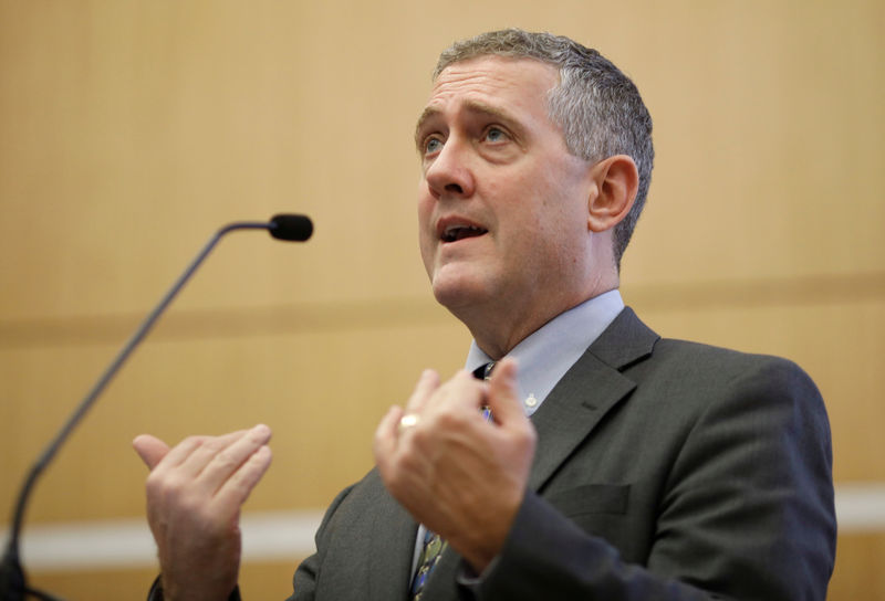 O presidente do Fed de St. Louis, James Bullard. 08/10/2018. REUTERS/Edgar Su O presidente do Fed de St. Louis, James Bullard. 08/10/2018. REUTERS/Edgar Su