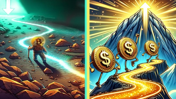 Navegando nas Ondas do Mercado Cripto: Analistas direcionam o olhar para altcoins em busca de oportunidades enquanto o Bitcoin enfrenta possíveis desafios - ScapesMania