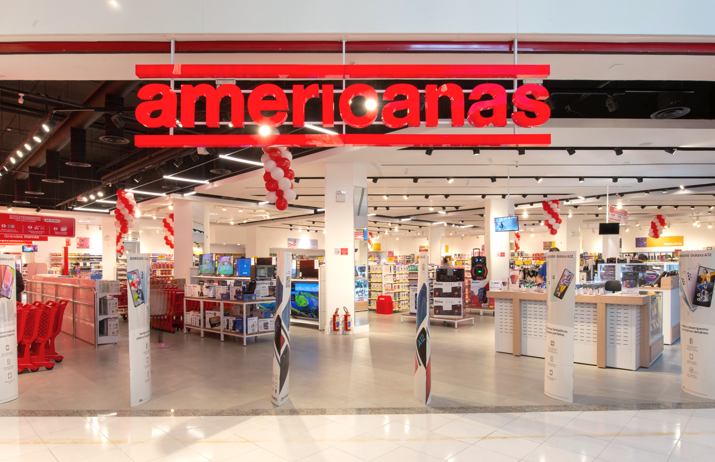 Fachada Americanas - Shopping Rio Sul RJ - Gustavo Lacerda