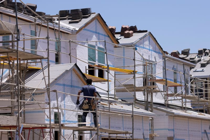 Construção de casas na Califórnia, EUA, 03/06/2021 - REUTERS/Mike Blake/File Photo