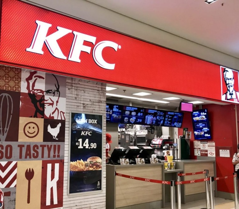 KFC: unidade da franquia - Reprodução: Guia do Investidor