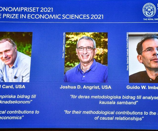 Anúncio dos vencedores do Prêmio Nobel de Economia de 2021 - Reuters