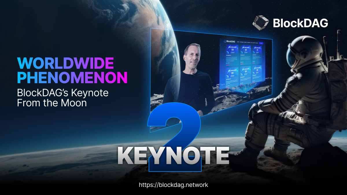 Lançamento do Keynote 2 da BlockDAG gera alvoroço com presale próxima de $40,8M