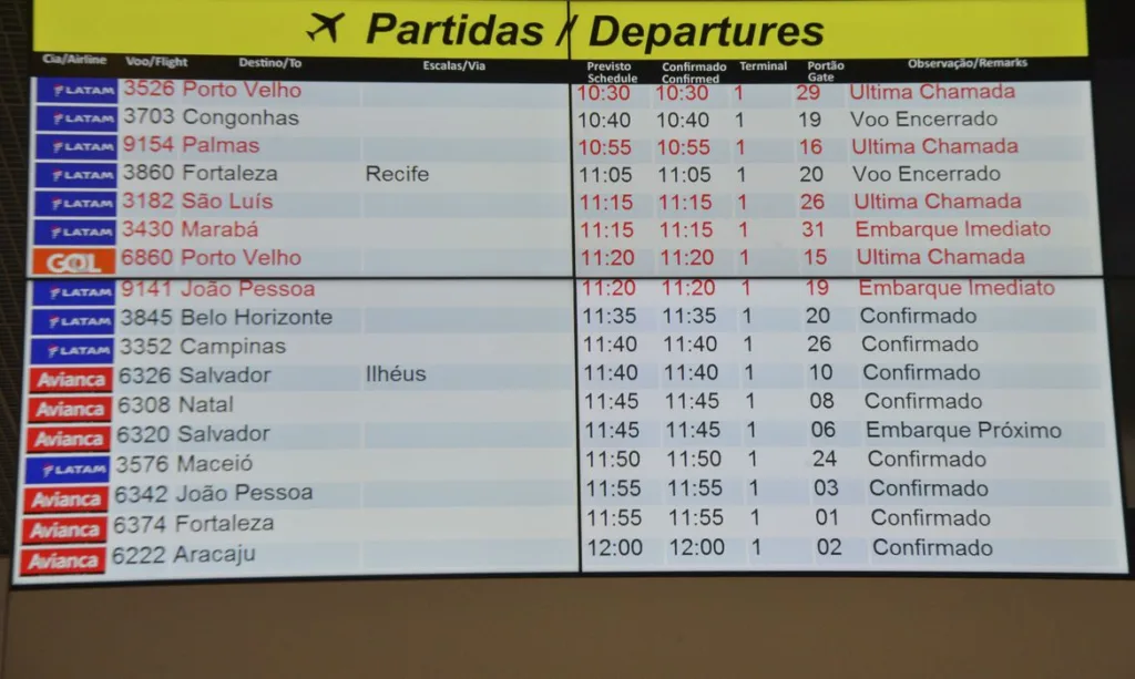 Brasília – Um dia depois da implantação de novos procedimentos de inspeção de bagagens e de passageiros em todos os aeroportos do país, quem passou hoje (19) pelo Aeroporto Internacional Juscelino Kubitschek encontrou menos movimento. (José Cruz/Agência Brasil)