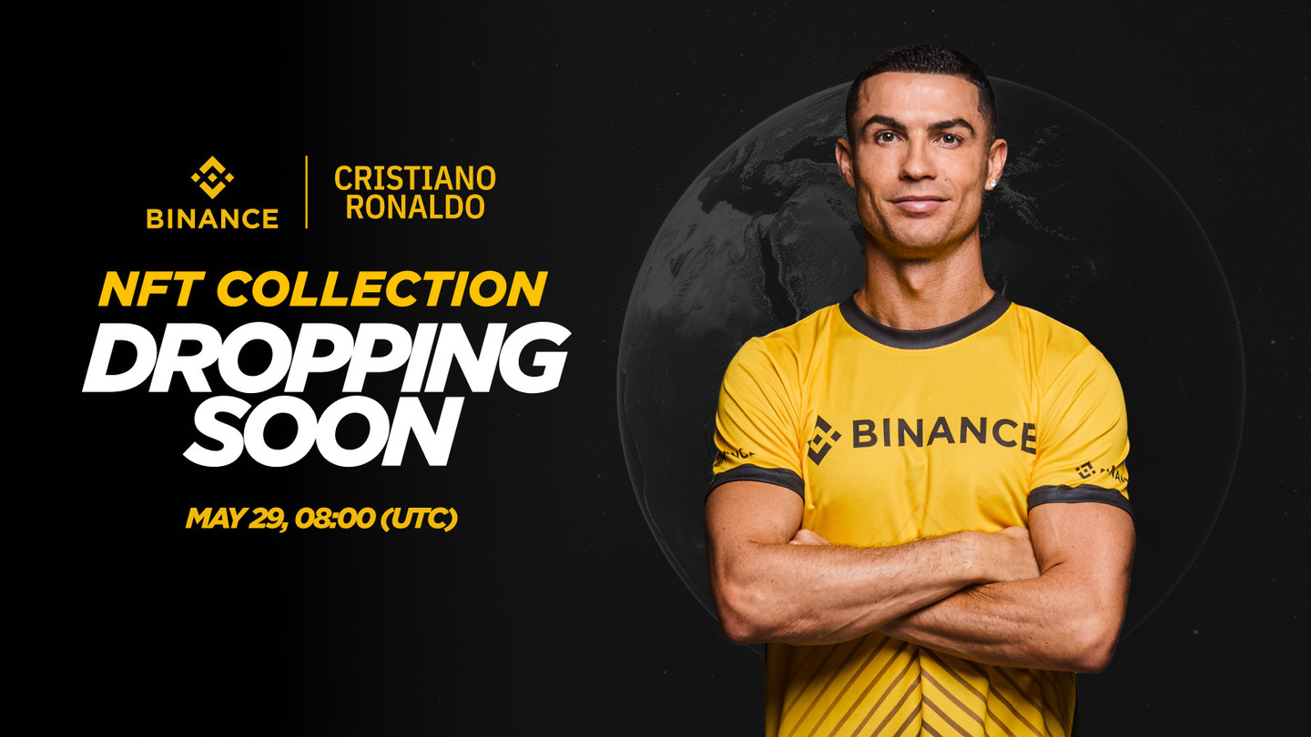 Cristiano Ronaldo e Binance lançam coleção de NFTs para fãs colecionarem momentos da vida do jogador