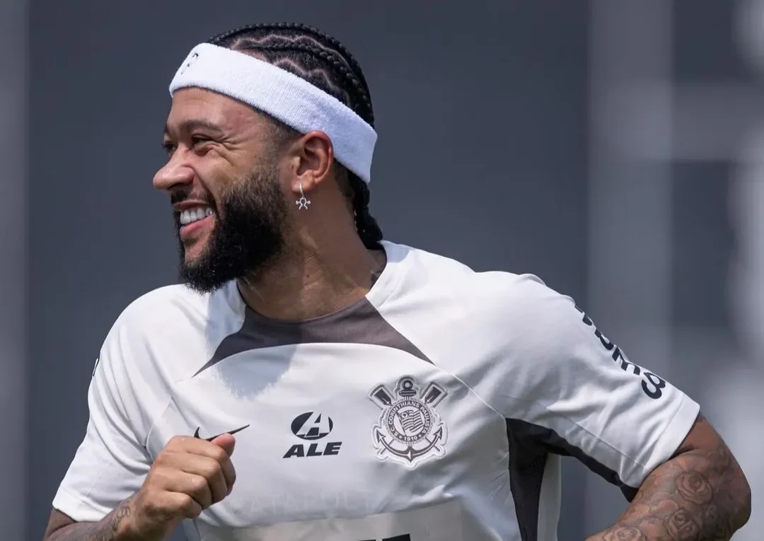 Memphis Depay no Corinthians | Foto/Rodrigo Coca - Agência Corinthians