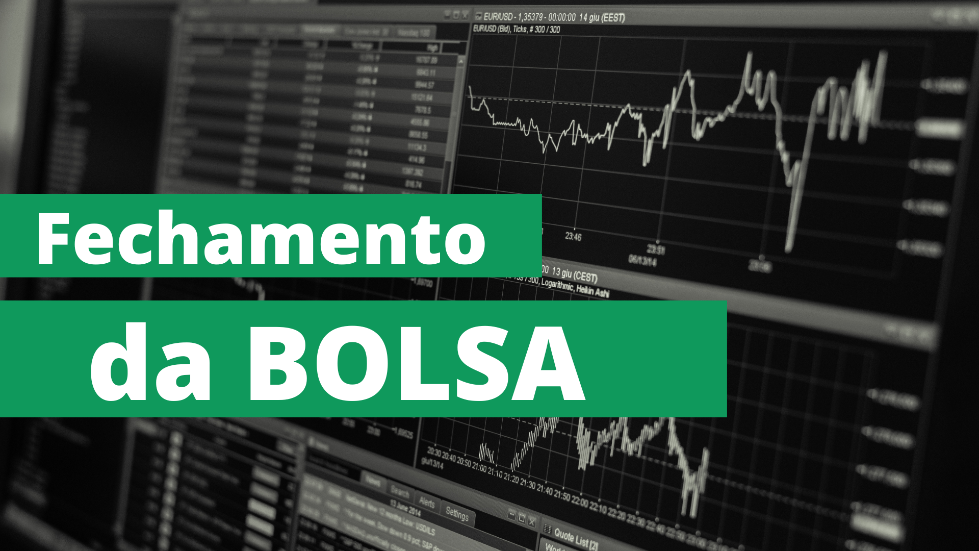 Fechamento da bolsa de valores: como o Ibovespa fechou o dia.