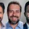 Candidatos à Prefeitura de São Paulo: Ricardo Nunes, Guilherme Boulos e Pablo Marçal. | (Reprodução CNN)