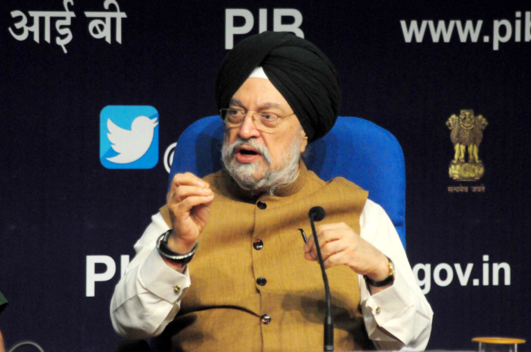 Ministro indiano Hardeep Singh Puri fala sobre aumentar importação de petróleo do Brasil | Crédito: Ministry of Information and Broadcasting Govt of India Photo Division