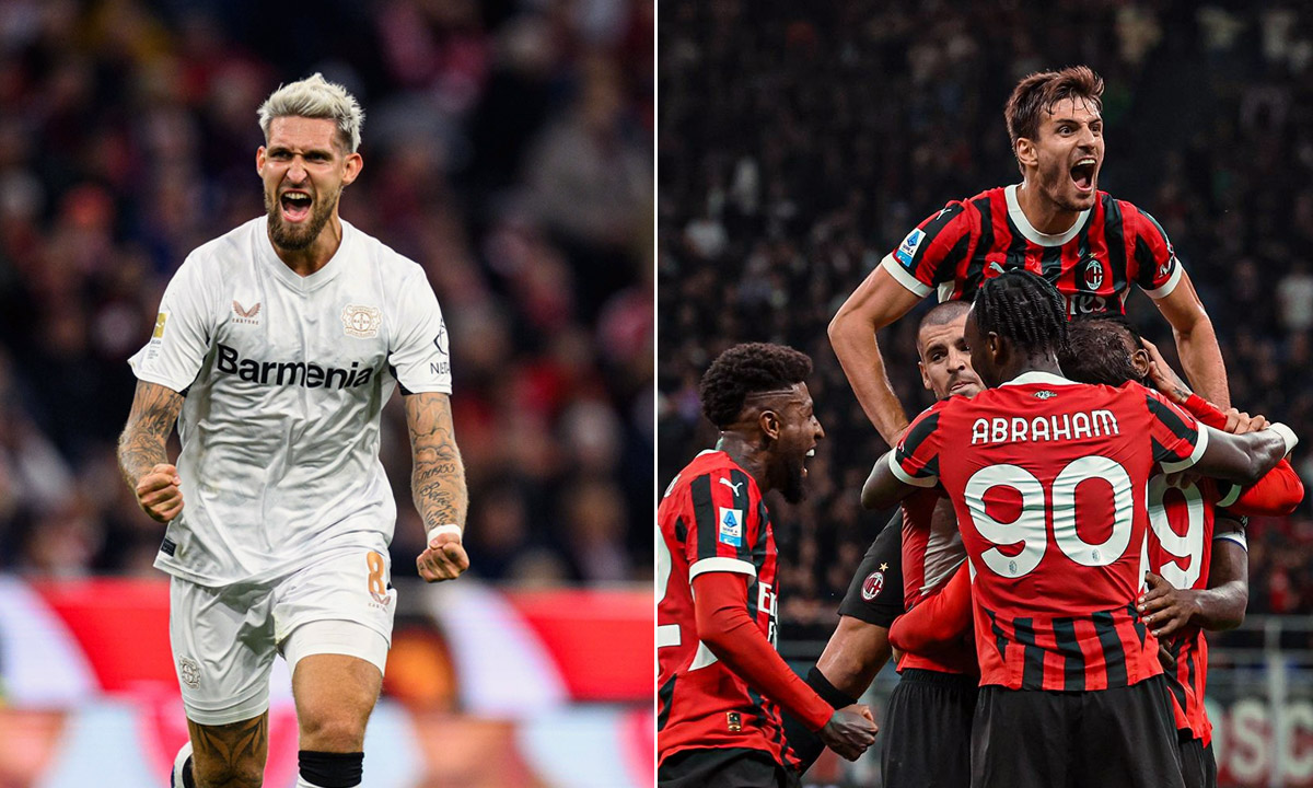 Bayer Leverkusen X Milan | Foto/Bayer Leverkusen/Milan/Reprodução