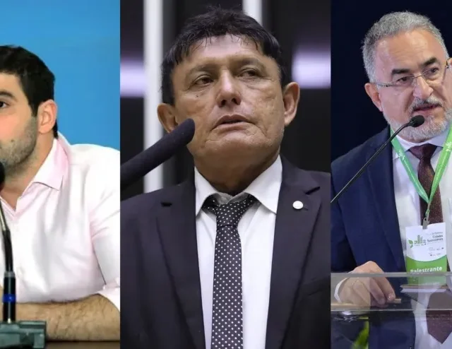 Candidatos à prefeitura de Belém em 2024: Igor, Delegado Éder Mauro e Edmilson Rodrigues