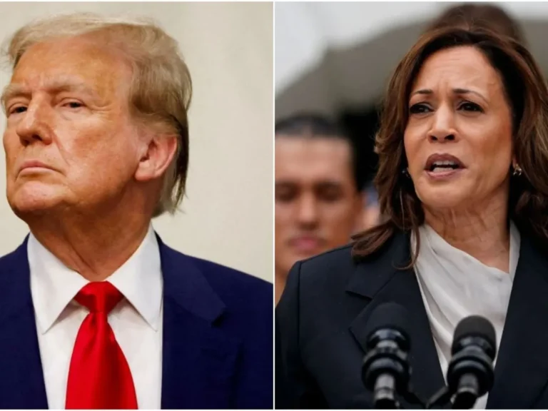 Donald Trump e Kamala Harris