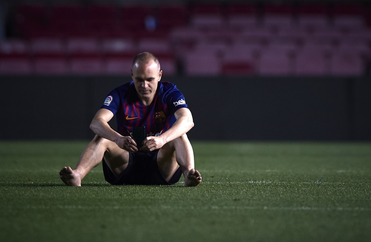 Andrés Iniesta na despedida do Barcelona | Foto/Barcelona - Divulgação