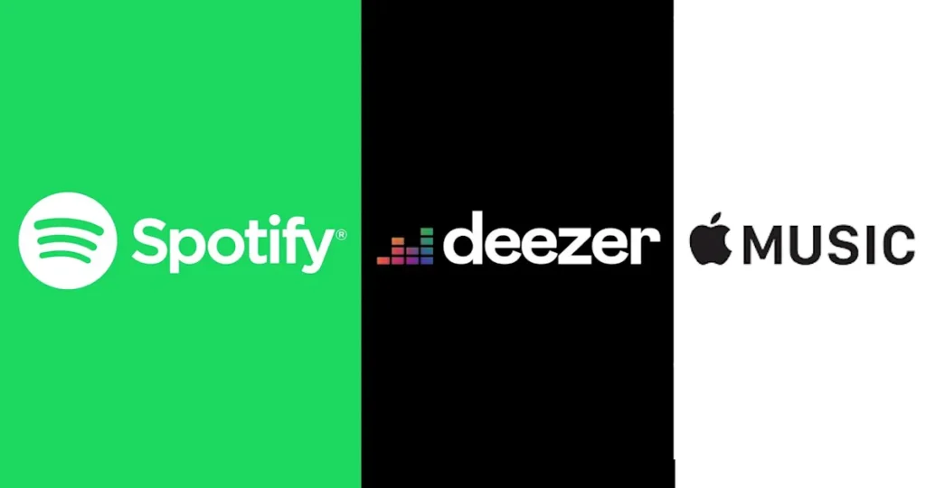 Spotify, Deezer e Apple Music