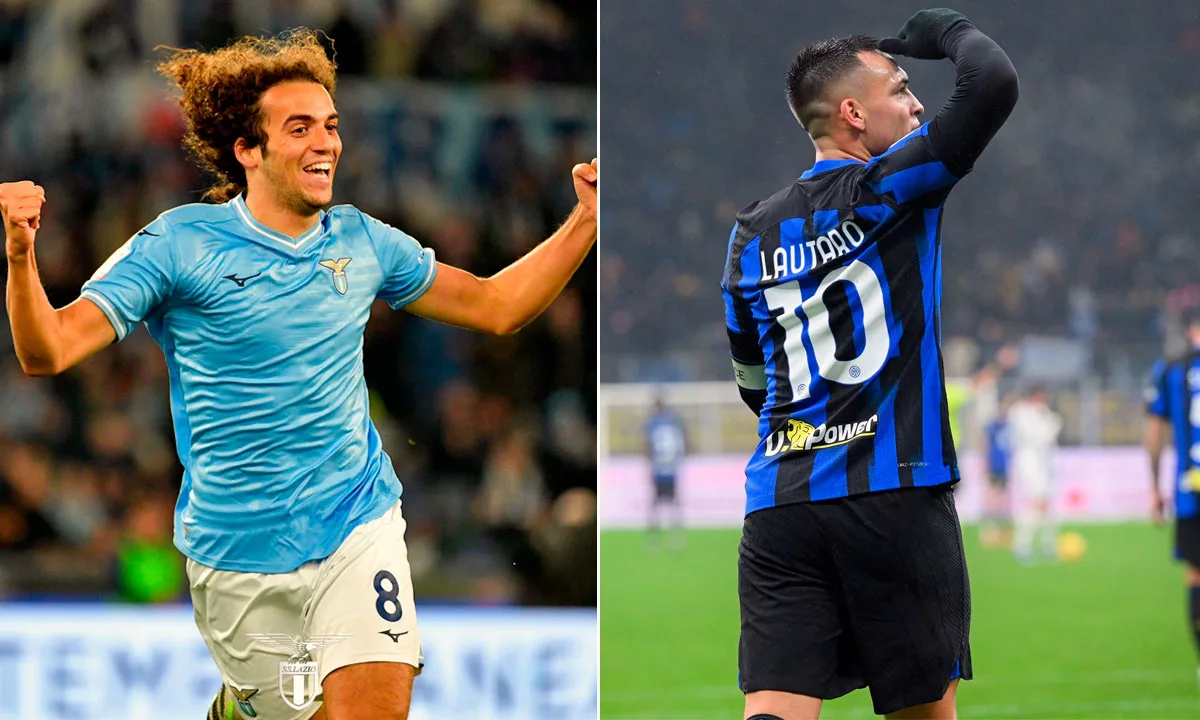 Inter x Lazio / Foto: Lazio/Internazionale/Reprodução