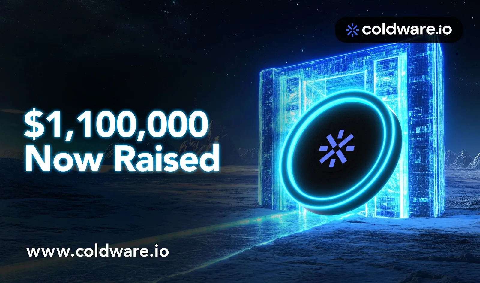 Coldware (COLD) atinge US$ 1,1 milhão arrecadados na pré-venda, consolidando seu sucesso no GameFi! (Fonte: ColdWare)