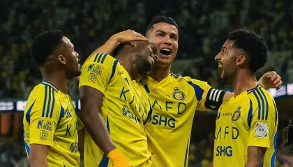 Al-Nassr x Esteghlal / Foto: Divulgação/ @AlNassrFC_EN