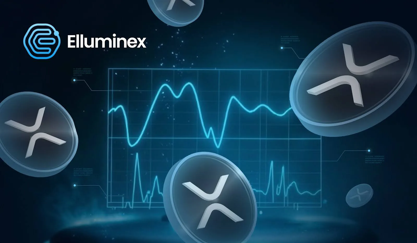 Análise do impacto da Elluminex no desempenho do mercado do XRP. A integração da plataforma DeFi com a blockchain TON pode transformar o ecossistema das criptomoedas. (Fonte: Elluminex)