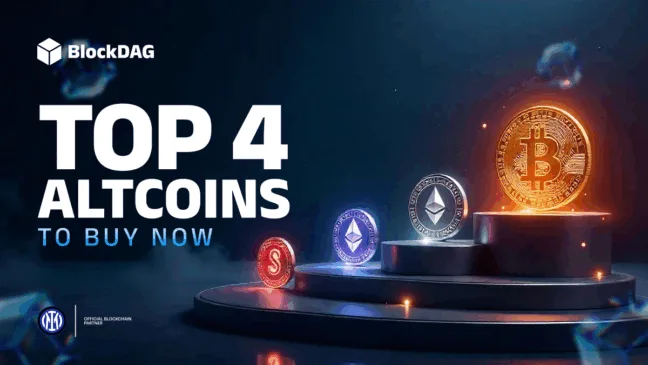 As altcoins BlockDAG, TAO, ALGO e TIA lideram apostas de crescimento no mercado cripto em 2025. (Fonte: BlockDAG)