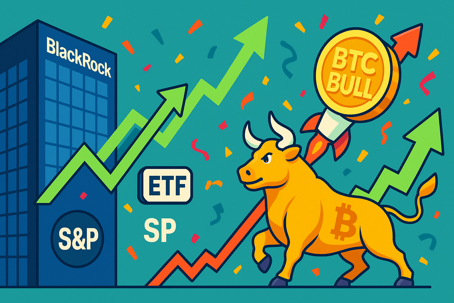 ETF de Bitcoin já supera o S&P para a BlackRock — mas o verdadeiro hype  pode estar no BTC Bull - SpaceMoney