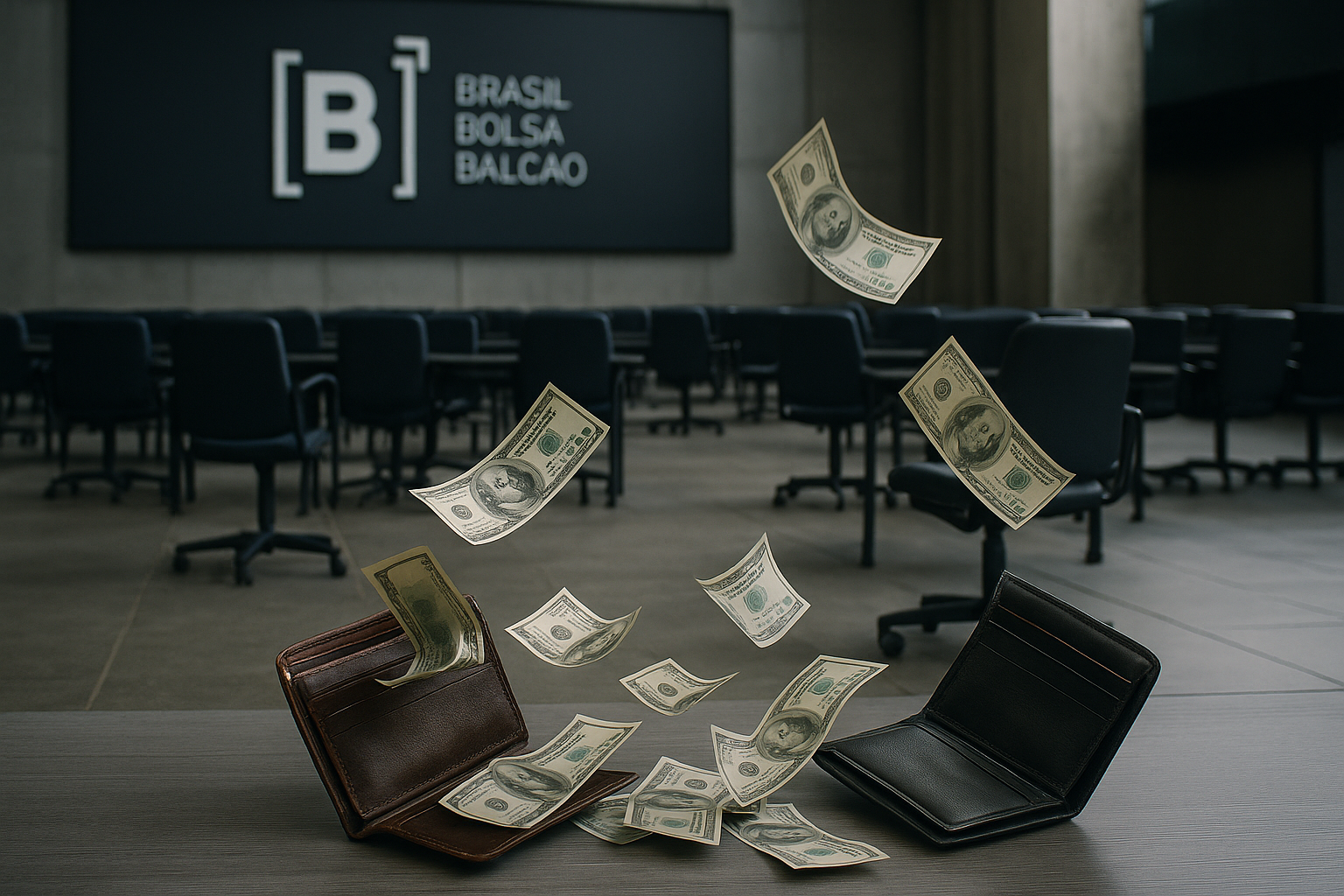 Saída de estrangeiros da B3