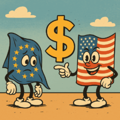 Euro e Dólar