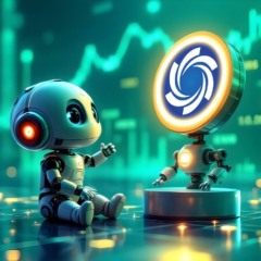 Gráfico comparativo mostrando o preço de pré-venda da Ozak AI de US$ 0,01 ao lado dos preços de entrada iniciais de Bitcoin e Ethereum, ilustrando uma oportunidade de investimento em cripto promissora.