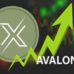Imagem ilustrativa mostrando contraste entre Pepe Coin, representando especulação em meme coins, e Avalon X, ligada a investimentos imobiliários com blockchain.