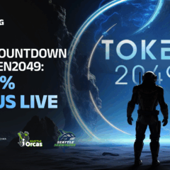 Banner da BlockDAG destacando contagem regressiva para o evento Token2049 em Singapura com bônus de 2049% ao vivo.