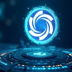 Logo da Ozak AI em destaque digital futurista, representando a melhor pré-venda cripto com inteligência artificial no mercado global de US$ 4,2 trilhões.