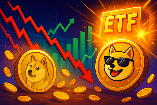 Dogecoin cai após ETF, mas MaxiDoge dispara: será a próxima memecoin 1000x?