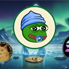 Ilustração destacando Dogecoin, Solana e Little Pepe com gráficos em alta, representando o otimismo do mercado cripto para o Q4 de 2025.