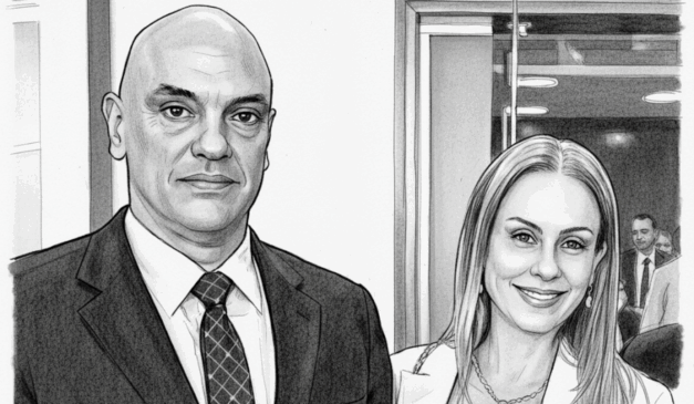 Departamento de Estado dos EUA representando sanções contra esposa de Alexandre de Moraes.
