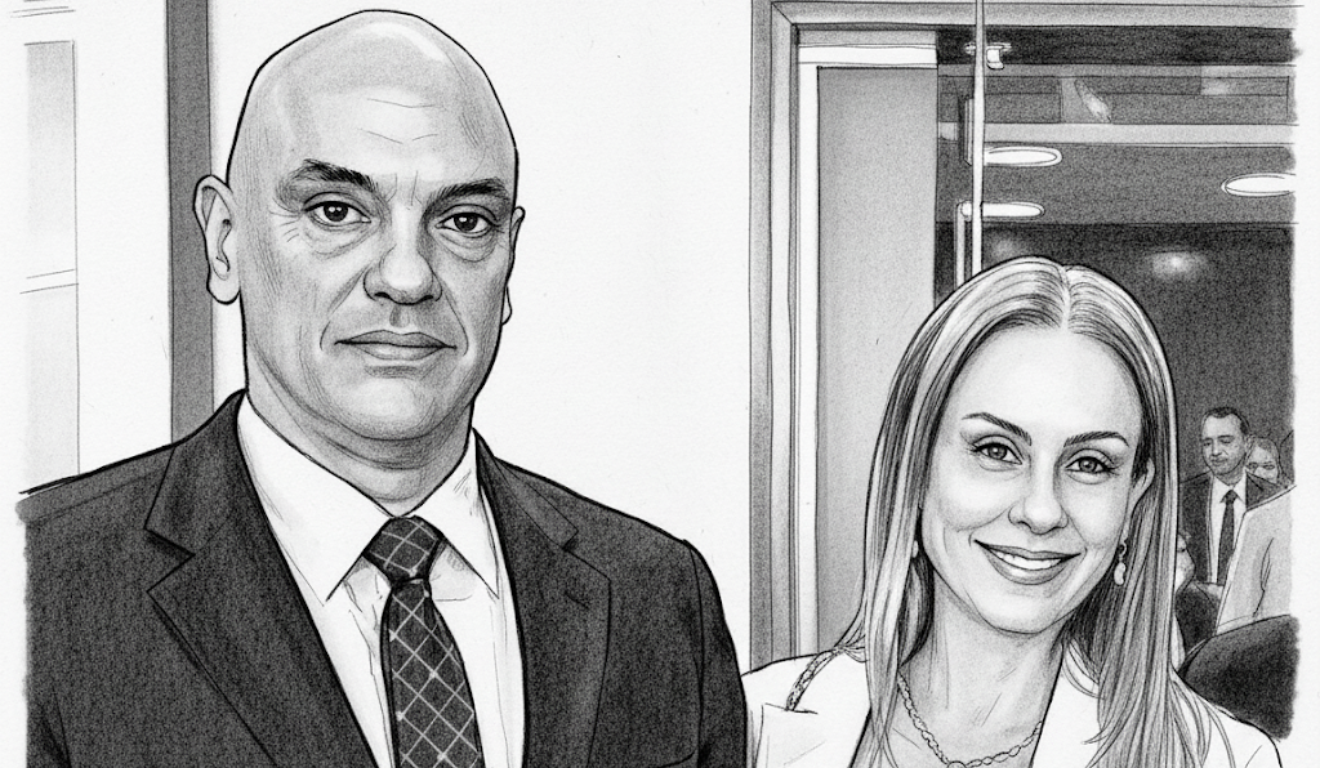 Departamento de Estado dos EUA representando sanções contra esposa de Alexandre de Moraes.
