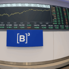 Ibovespa estável em 145.600 pontos na Bolsa de Valores brasileira após semana de recordes.