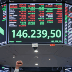 Ibovespa atinge 146 mil pontos após corte do Fed