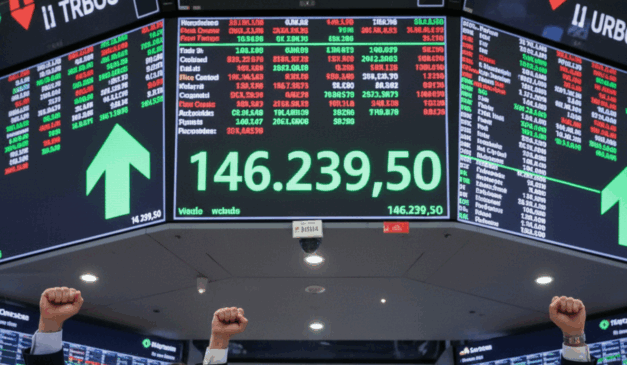 Ibovespa atinge 146 mil pontos após corte do Fed