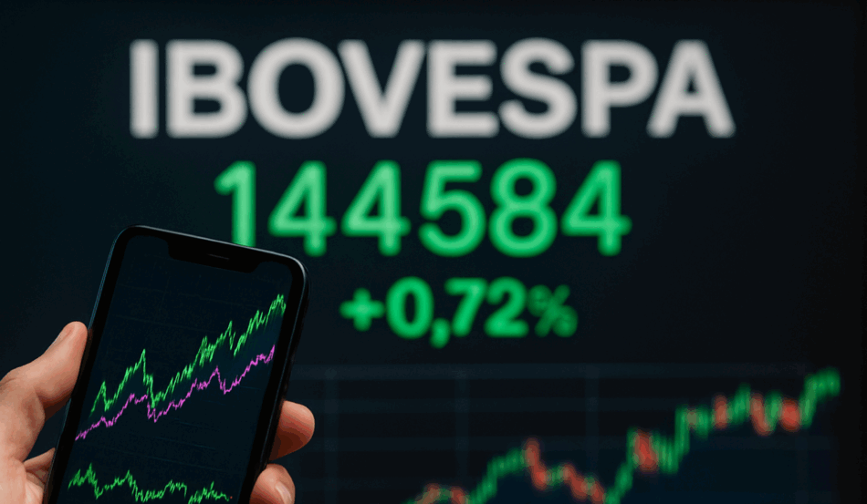 Ibovespa em recorde de 144.584 pontos com commodities em alta e expectativa de corte de juros no Fed.
