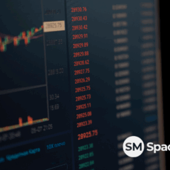 Gráfico de ações no painel da B3 simbolizando o recorde histórico do Ibovespa em setembro de 2025