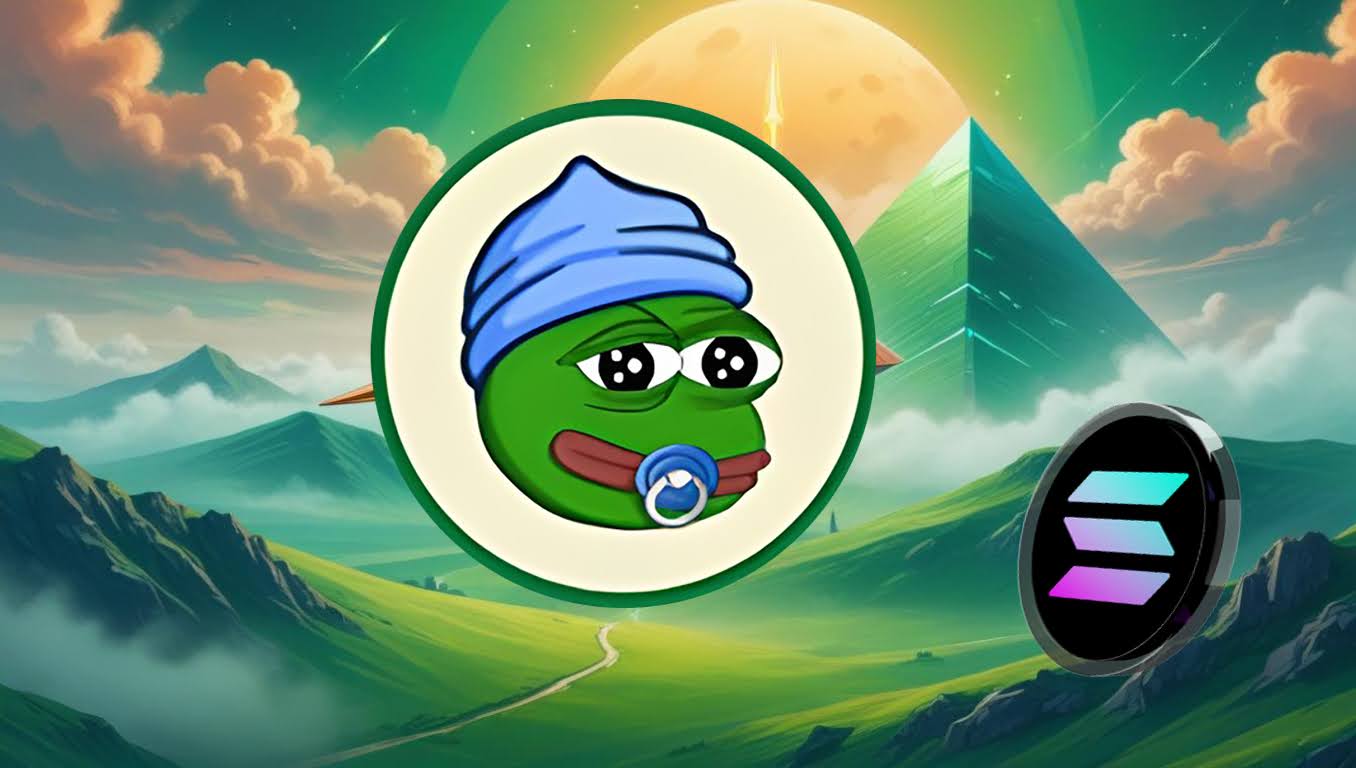 Imagem ilustrativa do token Little Pepe (LILPEPE) com fundo de paisagem digital e símbolo da Solana, destacando o tema de previsão de preço e crescimento no mercado de criptomoedas em 2025.