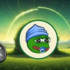 Ilustração de Ripple (XRP) ao lado do token Little Pepe (LILPEPE) em cenário verde, simbolizando crescimento no mercado de criptomoedas em 2025.