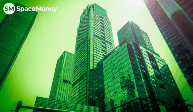 Fachadas dos bancos BB, Itaú, Santander e Bradesco ilustrando a temporada de balanços do 3T25.