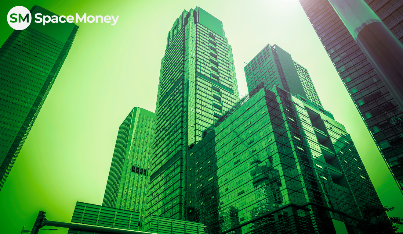 Fachadas dos bancos BB, Itaú, Santander e Bradesco ilustrando a temporada de balanços do 3T25.