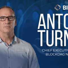 Antony Turner, diretor executivo da BlockDAG Network, em imagem promocional do projeto.