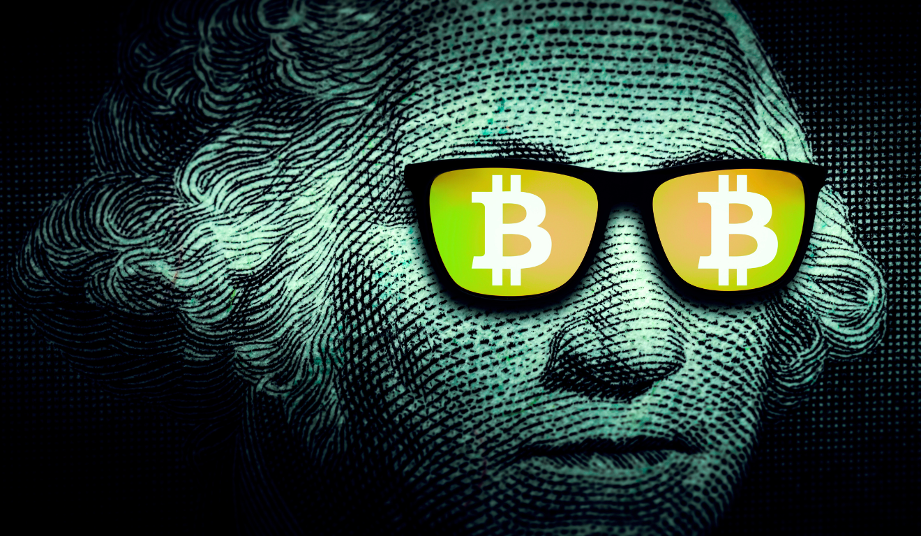 Bitcoin em queda com cotação de US$ 107 mil e mercado cripto em baixa.