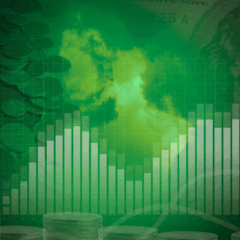 Gráfico do Ibovespa mostrando alta até 149,4 mil pontos no fechamento do mês de outubro de 2025.