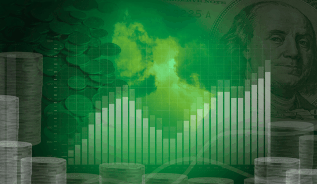 Gráfico do Ibovespa mostrando alta até 149,4 mil pontos no fechamento do mês de outubro de 2025.